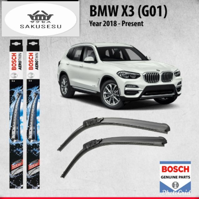 Bosch Aerotwins Wiper Blade (set) for BMW X3 (G01) year 2018 - Present ...
