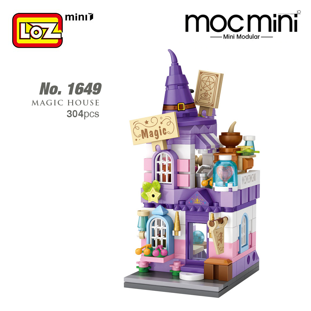 Loz Mini Nano Diamond Creative Brick Magic House Building Blocks Pcs Shopee Malaysia