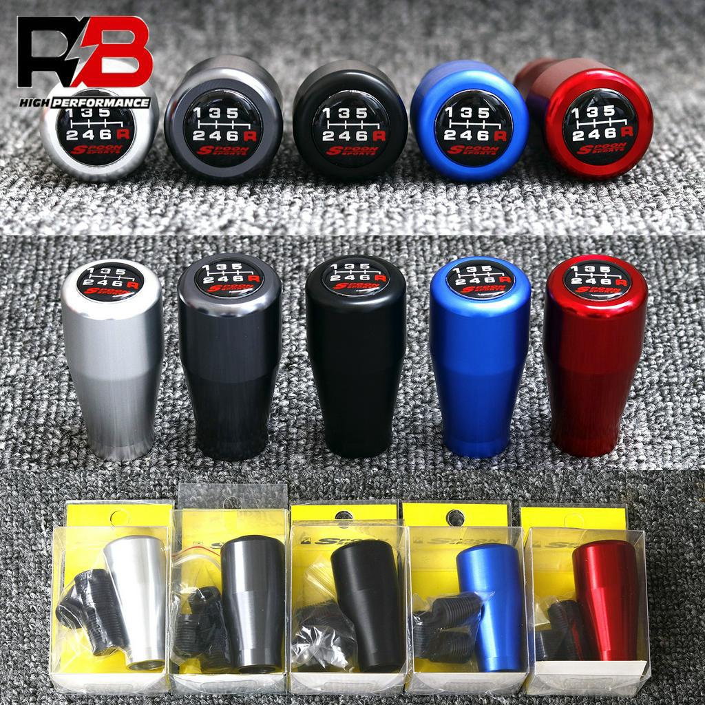 Racing Aluminum 6 Speed Spoon Gear Shift Knob Manual For Honda Acura
