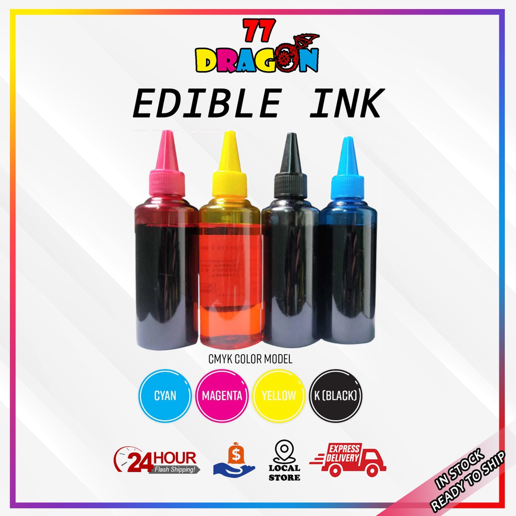 Edible Refill Ink 100ml Edible Ink, Edible Image Printer Ink, Edible