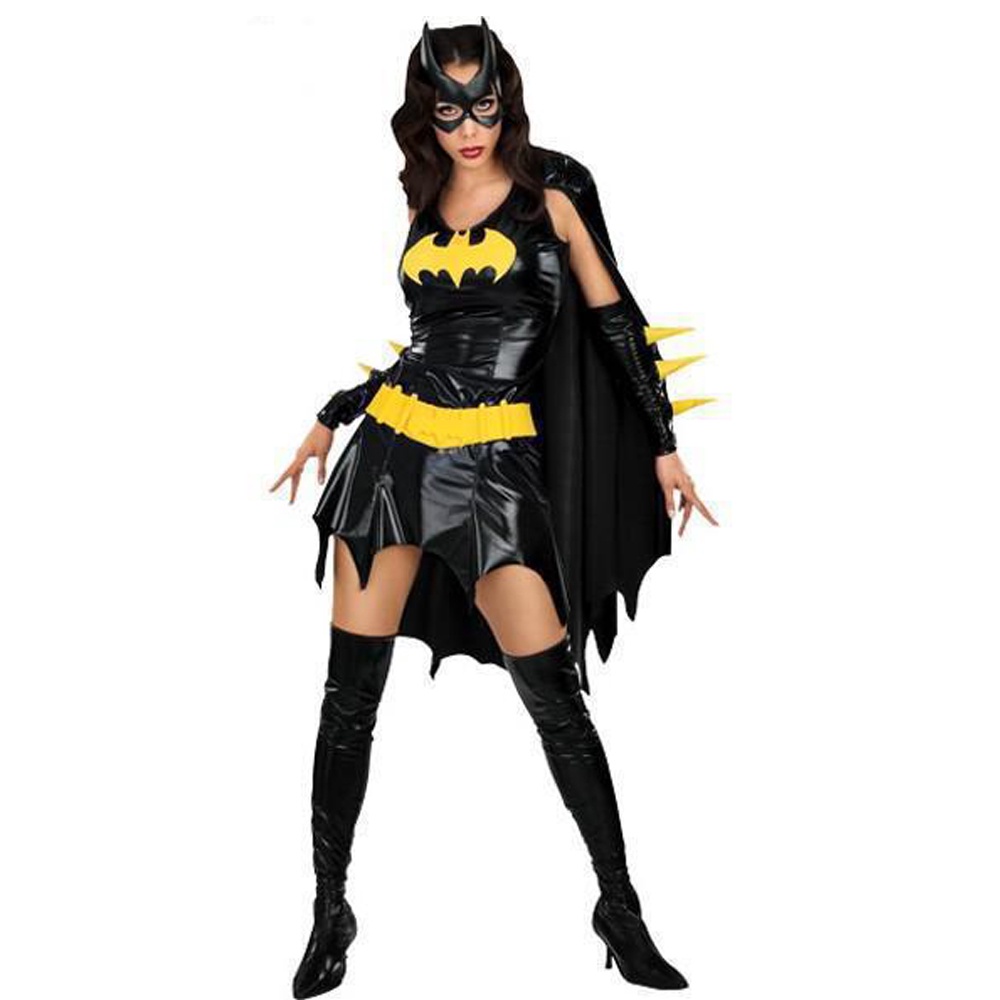 Halloween Batman Costume Adult Women Setin Dress Mask Scary Party Female  Suit | Shopee Malaysia