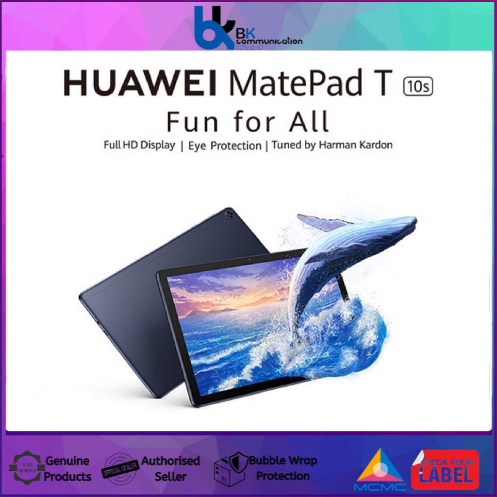 HUAWEI MatePad T10s Deep Sea Blue [ 3GB + 64GB ] Tablet Surround