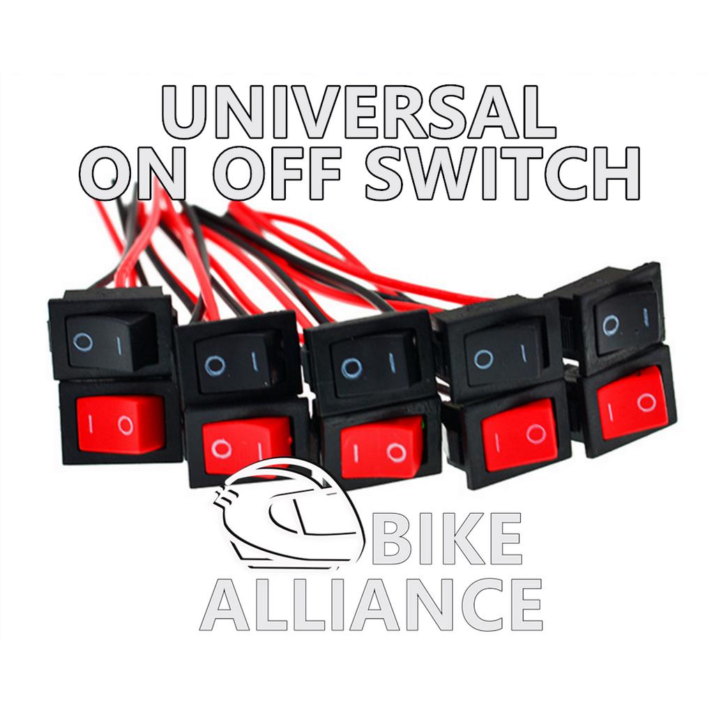 READY STOCK UNIVERSAL ON OFF SWITCH MOTOCYCLE HAZARD LIGHT AFTERMARKET ...