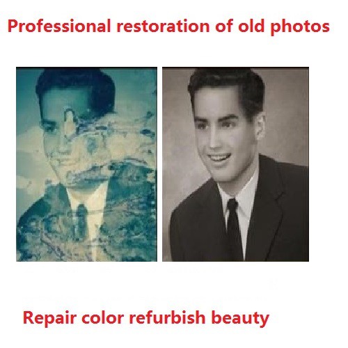 PS Photoshop Picture Refinement Old Photo Repair Refurbishment Color ...