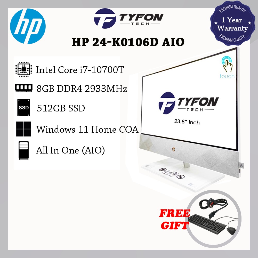 thumbnail image 2 of 23.8" Touch Screen LCD Panel For HP 24-K Series (L17303-274) - FHD, LM238WF5 SSA1 2 of 6