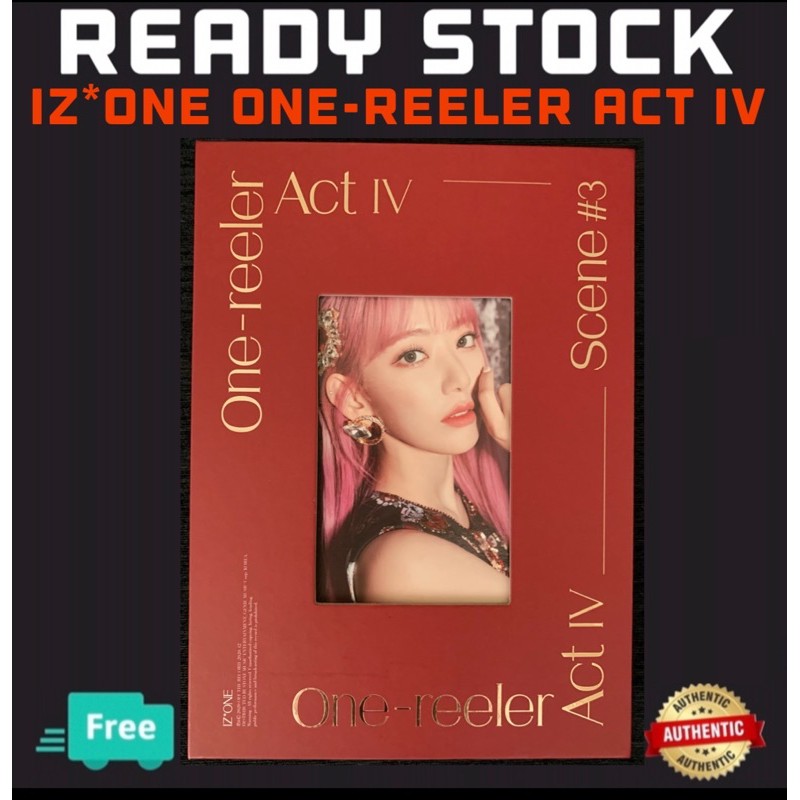 OFFICIAL IZ*ONE ONE-REELER ACT IV ALBUM(NO PHOTOCARD INCLUDED) | Shopee