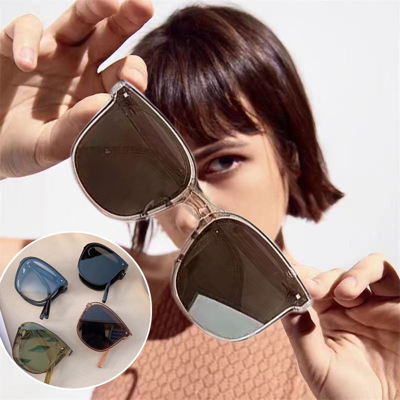 Men Women Folding Sunglasses / Outdoor Travel Portable Sunshade Glasses