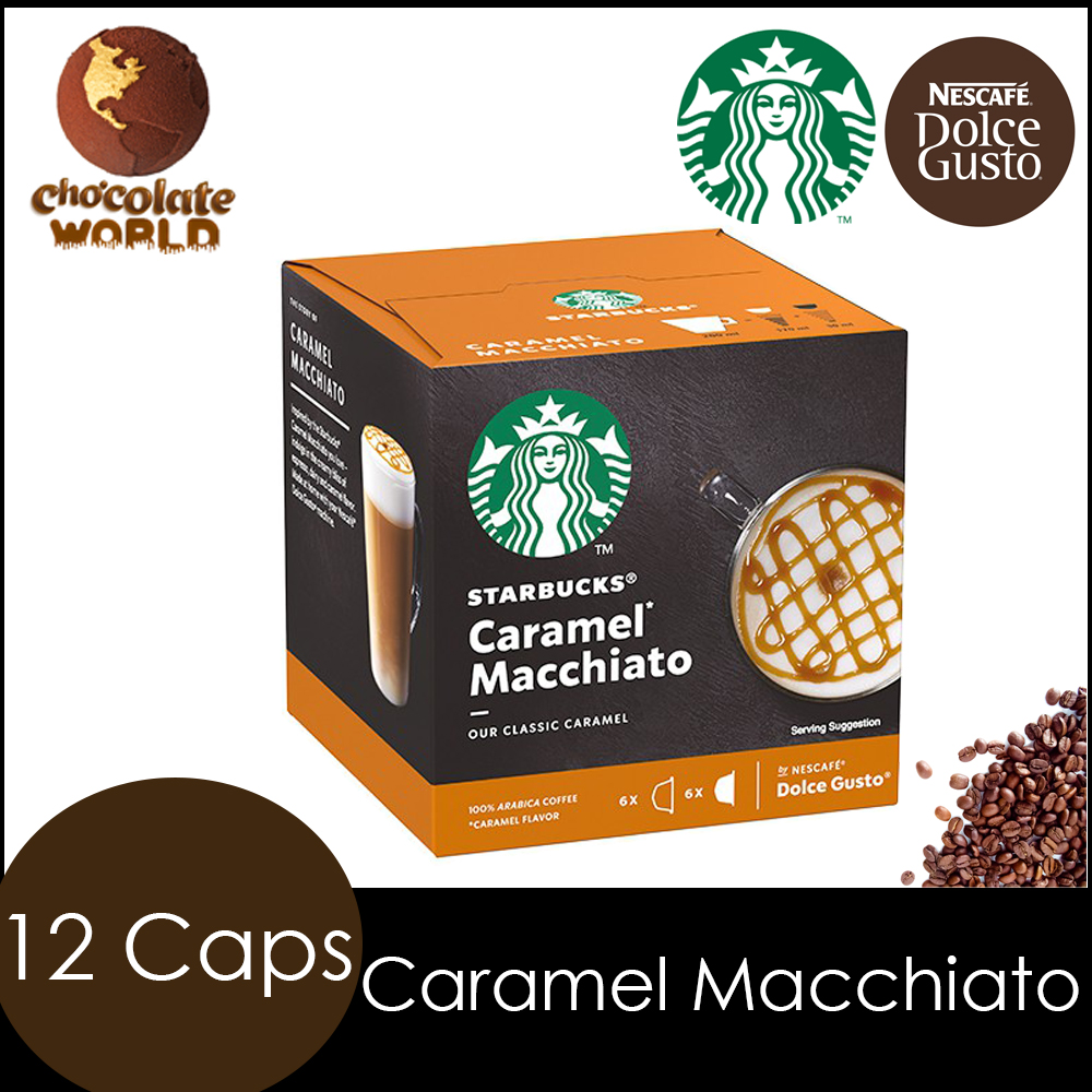 12 Capsules Caramel Macchiato Starbucks by Nescafé Dolce Gusto