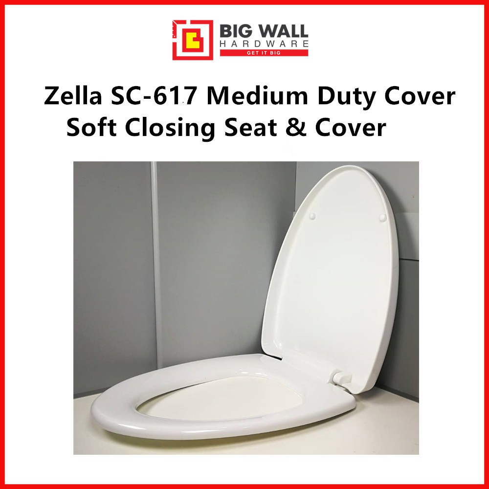 Zella C615 / SC617 Medium Duty Cover Soft Closing Seat & Cover Big