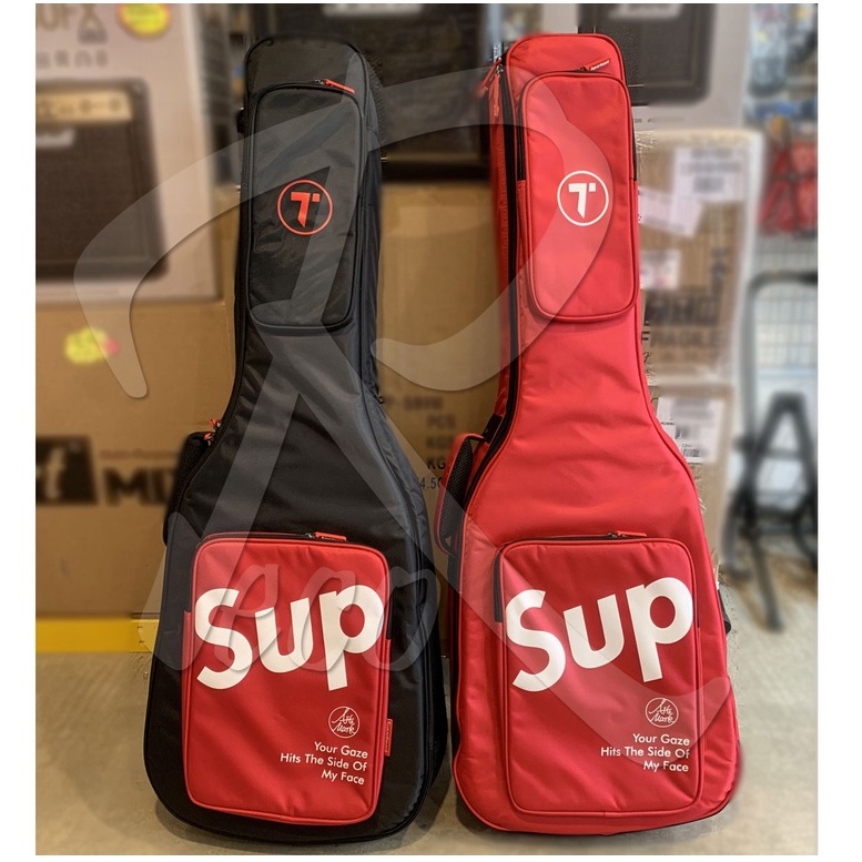 RM 20mm Thick Padded ELECTRIC BASS Guitar Bag with Neck Rest Designer