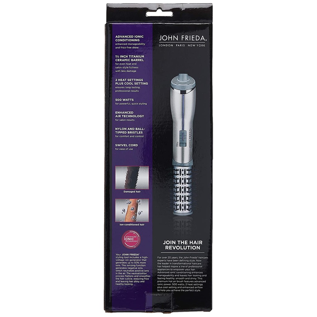 John frieda hot air brush 1 inch best sale