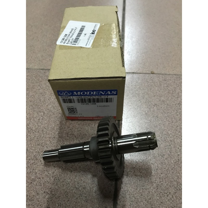 MODENAS KRISS2 31T FRONT SPOCKET SHAFT 13128-1238 100% ORIGINAL ...