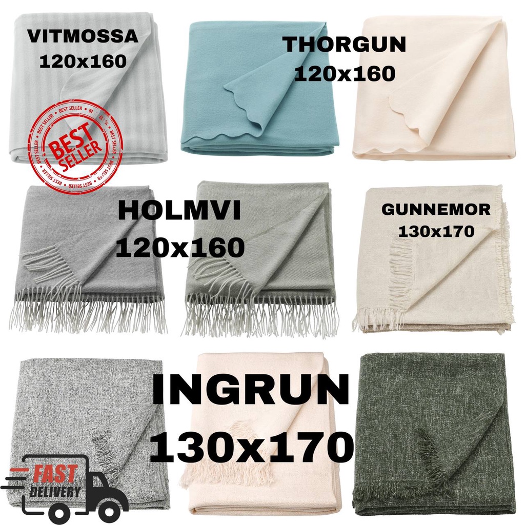 Throw IKEA Throw VITMOSSA ODDHILD INGRUN HOLMVI MultiUse