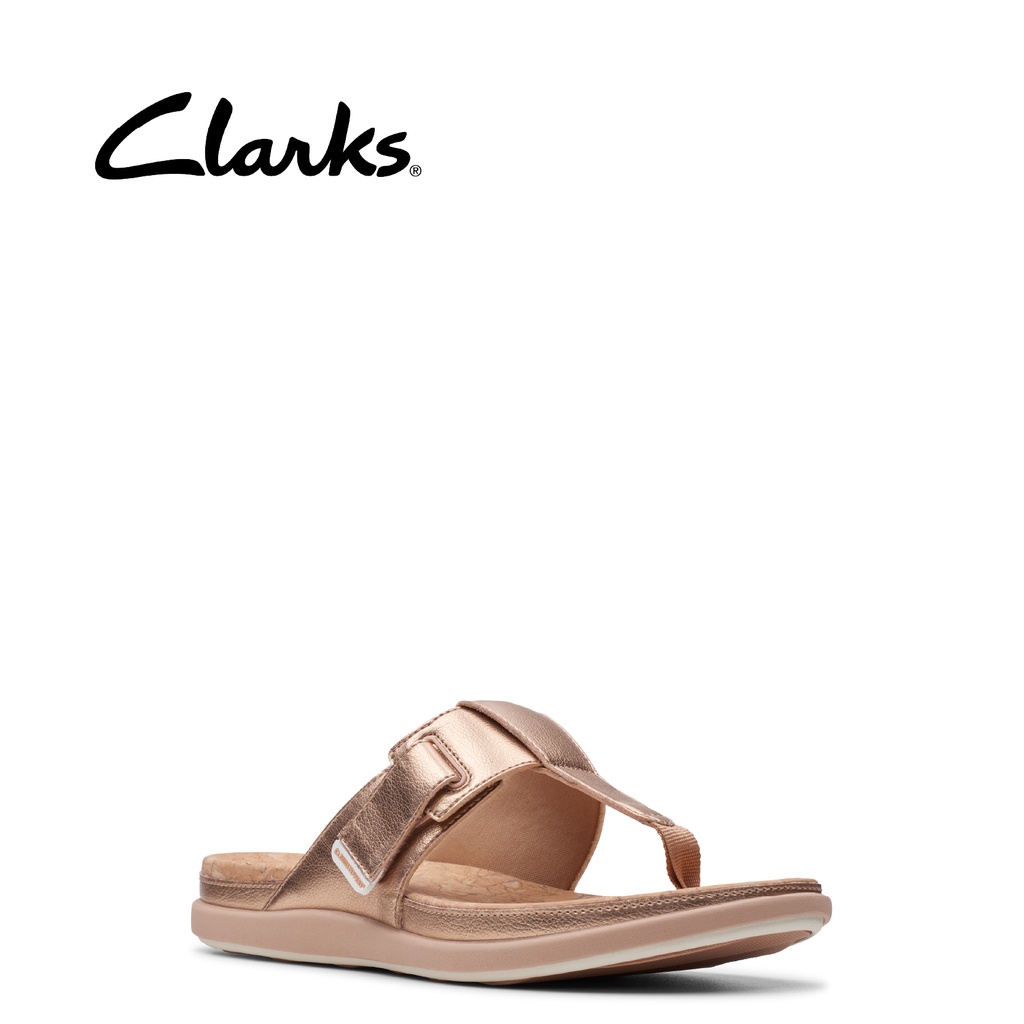 Rose gold cheap clarks sandals