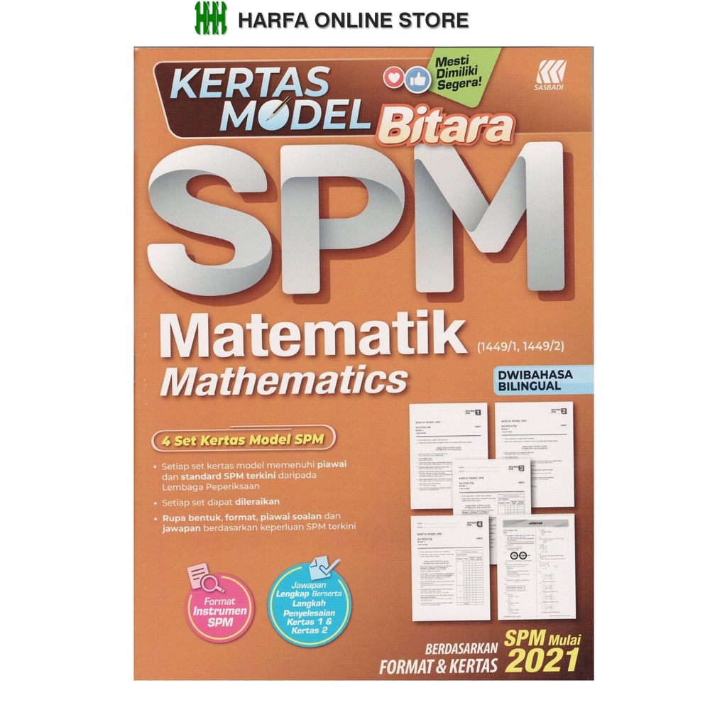 Buku Latihan SPM Kertas Model Bitara SPM Matematik & Mathematics ...