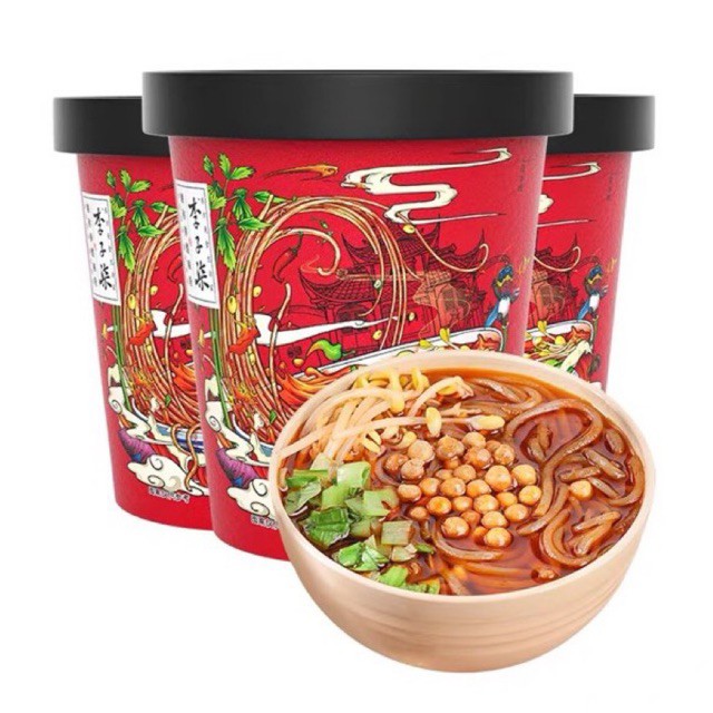 李子柒薯你弹酸辣粉袋装桶装红薯粉252g Liziqi Sour & Spicy Noodles