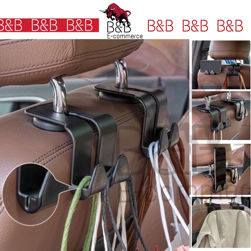 Headrest Hooks for Car Car Seat Hooks Purse Hooks for Car Handbag