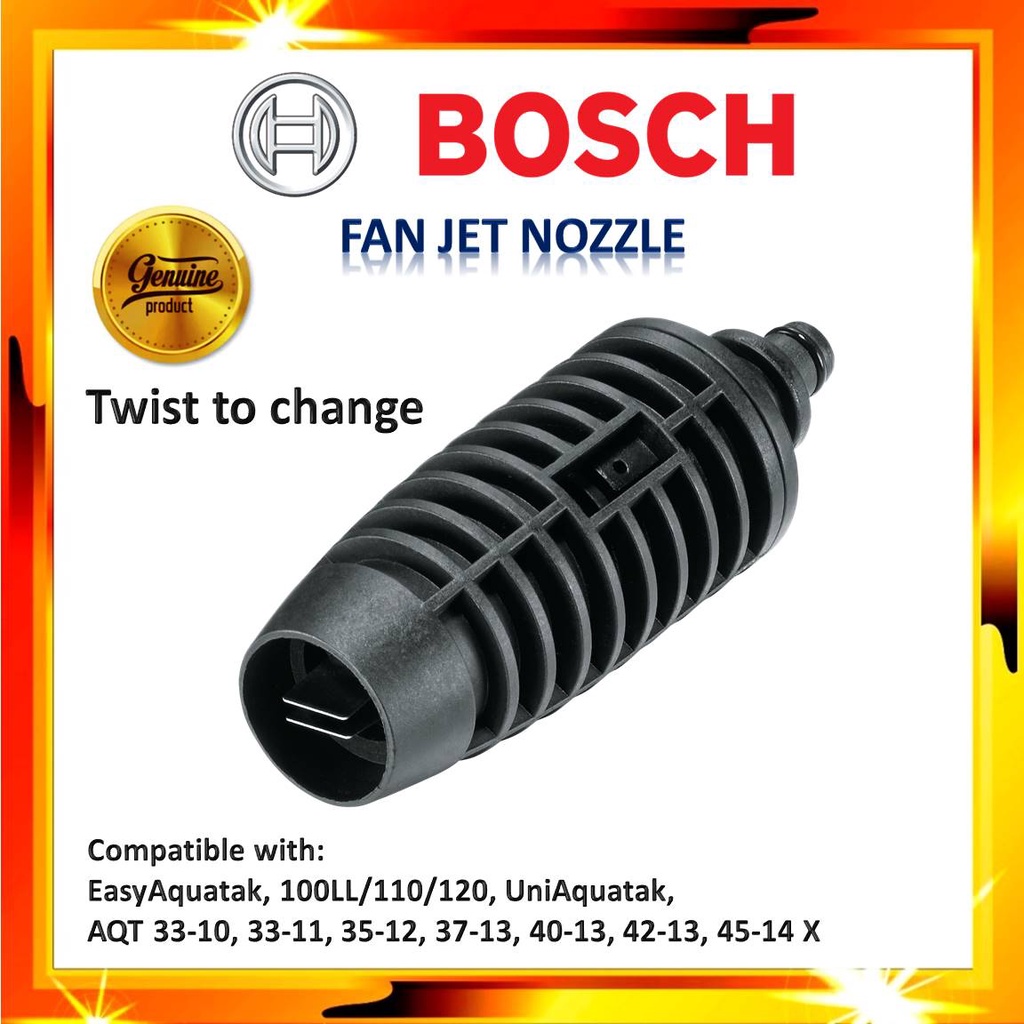 BOSCH Twist to change Variable Fan Jet Nozzle Part for High Pressure