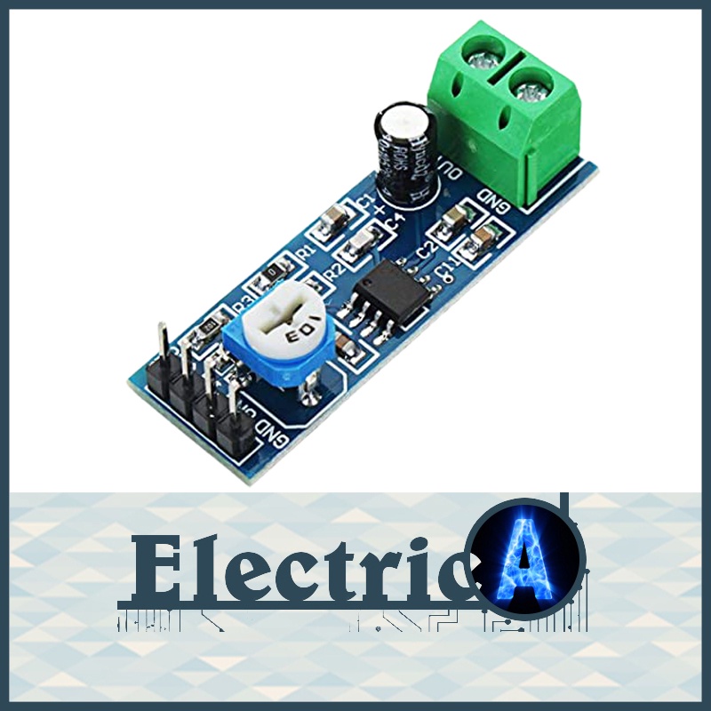 Audio Amplifier LM386 Module Amp Board 200 Times 5V to 12V Adjustable Resistance [ElectricA]