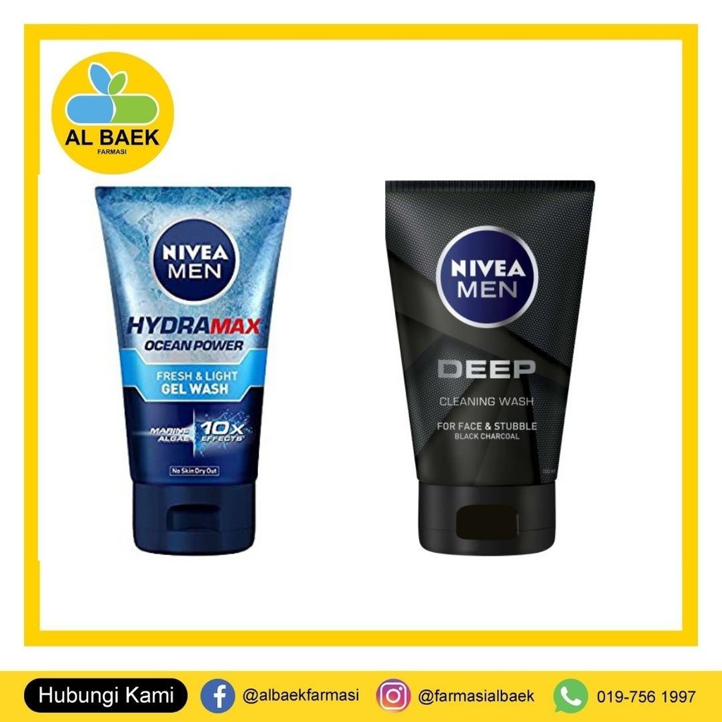 Nivea Men Cleanser Hydramax Foam And Deep White 100g Shopee Malaysia 3864