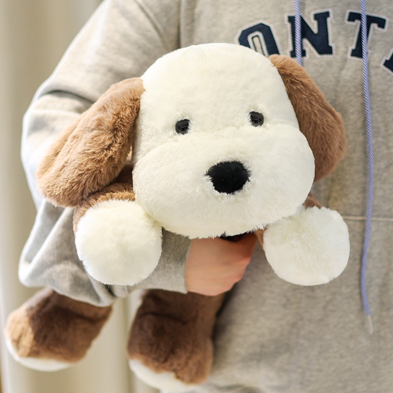 35/45cm Lying Dog Plush Toys Soft Puppy Stuffed Animal Pillow Doll Home ...