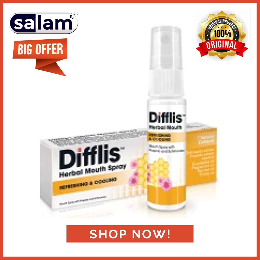 Difflis Herbal Propolis Echinacea Throat & Mouth Spray- Boost Immune ...