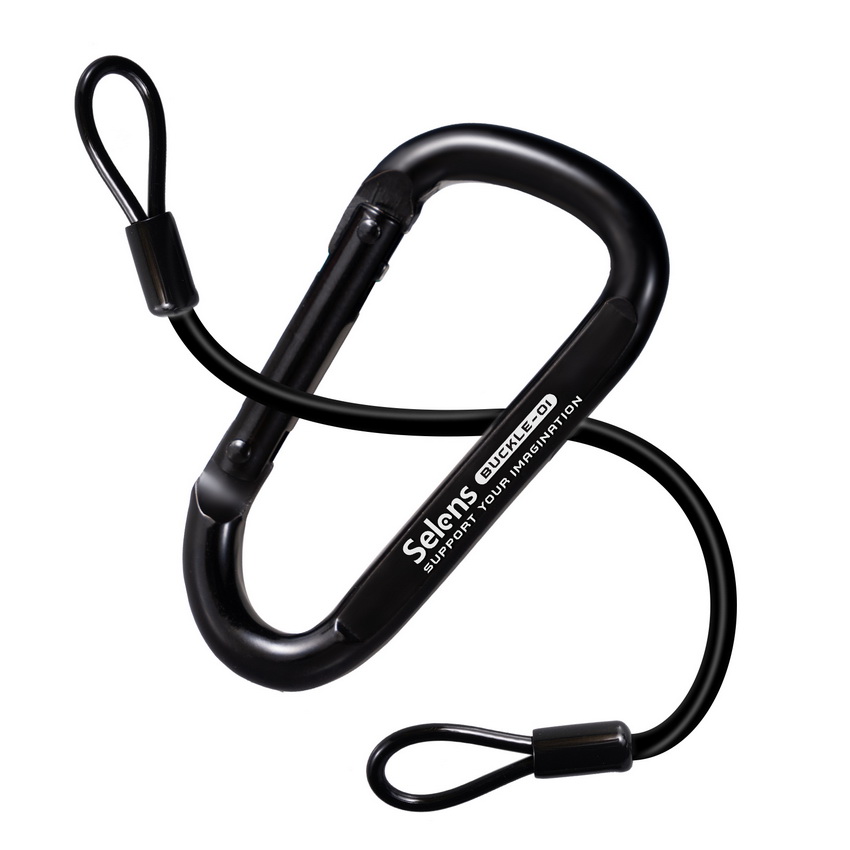 Selens Strongly D-Lock Tape Waist Hanging Rope for Limbing with Black ...