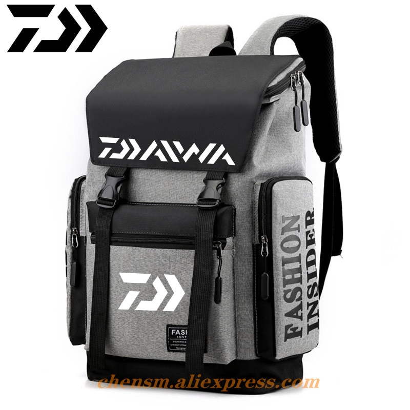 Daiwa Fishing Backpack Winter Men's Outdoor Sports Breathable Durable  Waterproof Fishing Bag Simple Travel Backpack