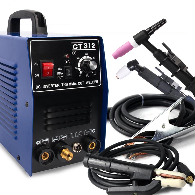 Multifunction CT312 3 in 1 220V TIG MMA CUT TIG-Welder Inverter Welding  Machine 120A TIG/ MMA 30A Plasma Cutter