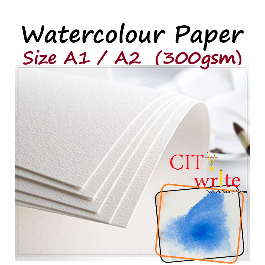 Loose sheets 100 Cellulose Acid Free Watercolor Painting Paper Art Hobbyist Shopee Malaysia