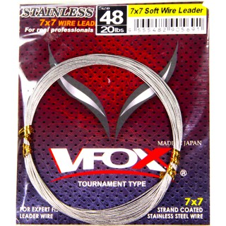 VFOX FISHING WIRE LEADER 7X7 (10meter) STAINLESS STEEL SALTWATER