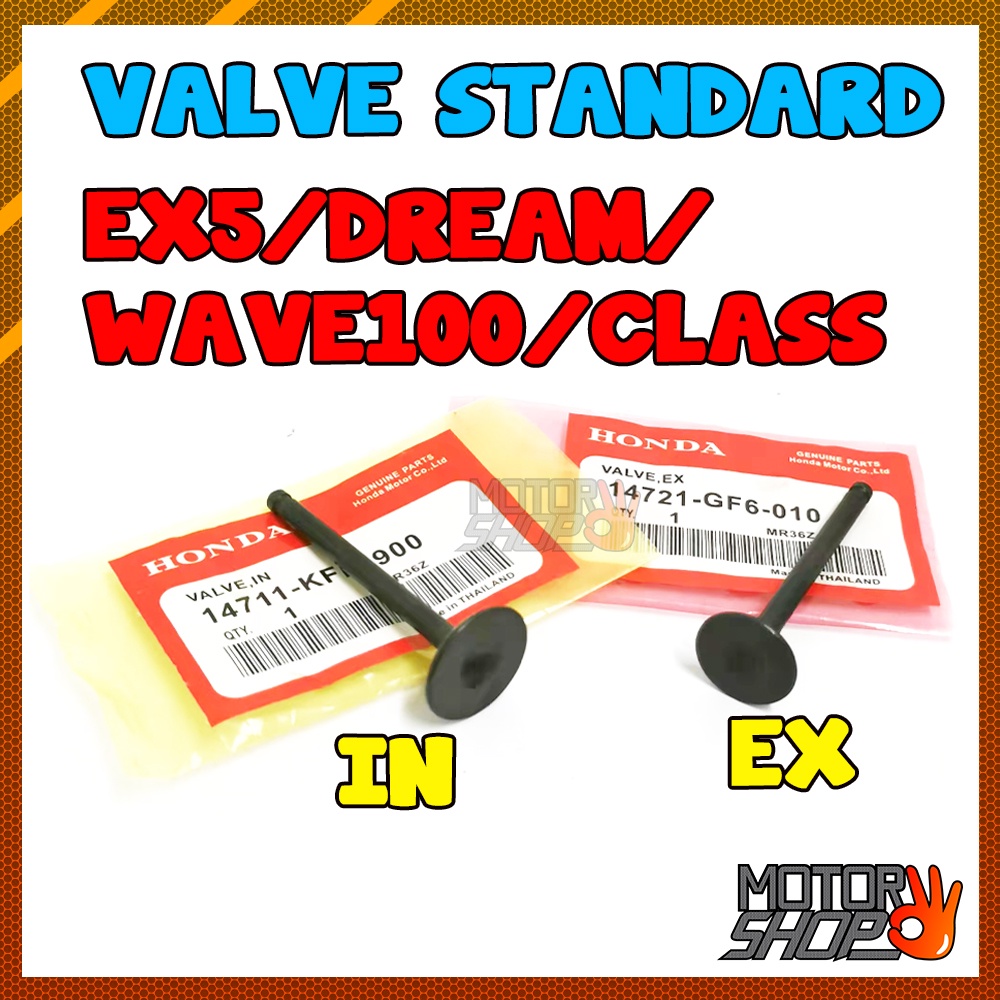 HONDA EX5 HIGH POWER / DREAM / WAVE100 / EX5 CLASS VALVE IN /EX INTAKE