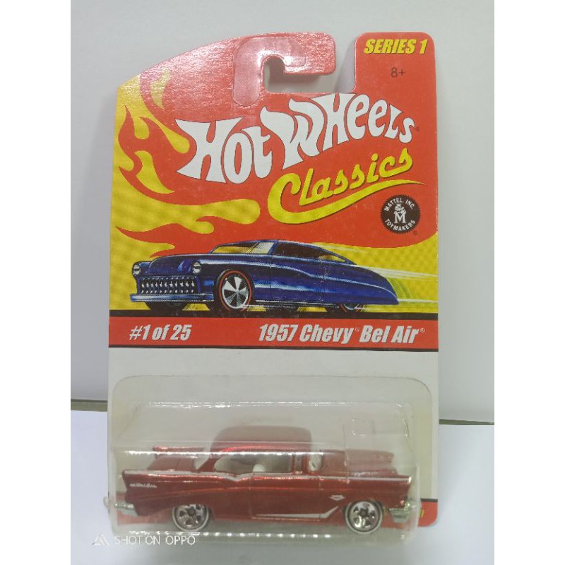 Hot Wheels Classic 1957 Chevy Bel Air (red) | Shopee Malaysia