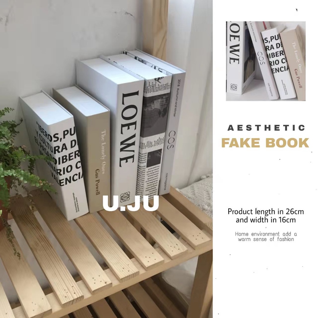 FAKE BOOK/Buku Hiasan/Buku Simulasi/Home Decor Book/Table Book/Branded ...