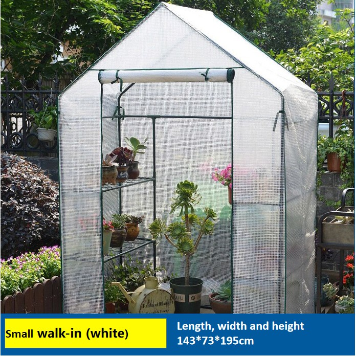 Walk In household succulent greenhouse flower sprout nursery planting ...