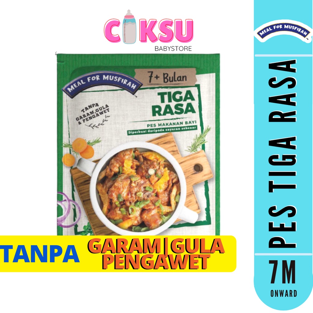 Pes Tiga Rasa 60g Untuk Baby 7 Bulan Keatas Meal for Musfirah Baby food ...