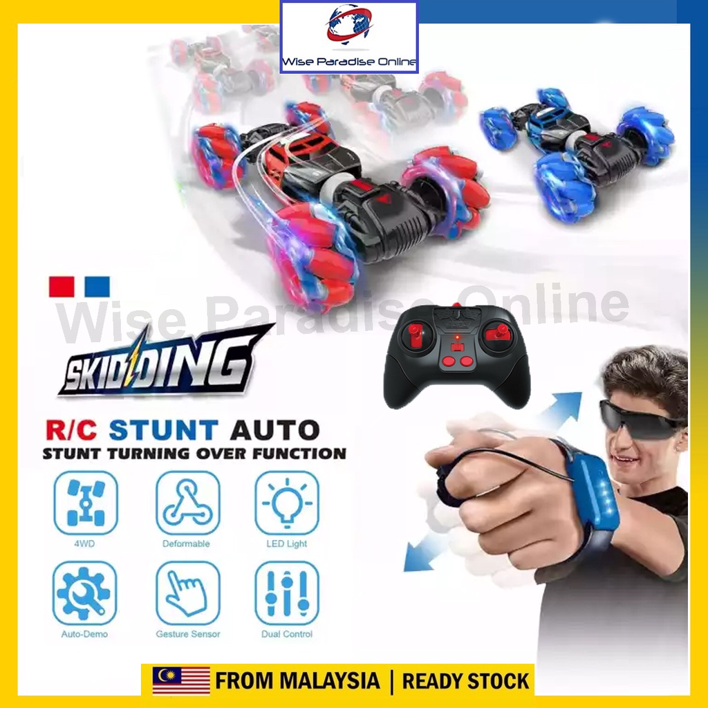 Hand Gesture Stunt Car Dual Remote Control Twister Remote HighSpeed