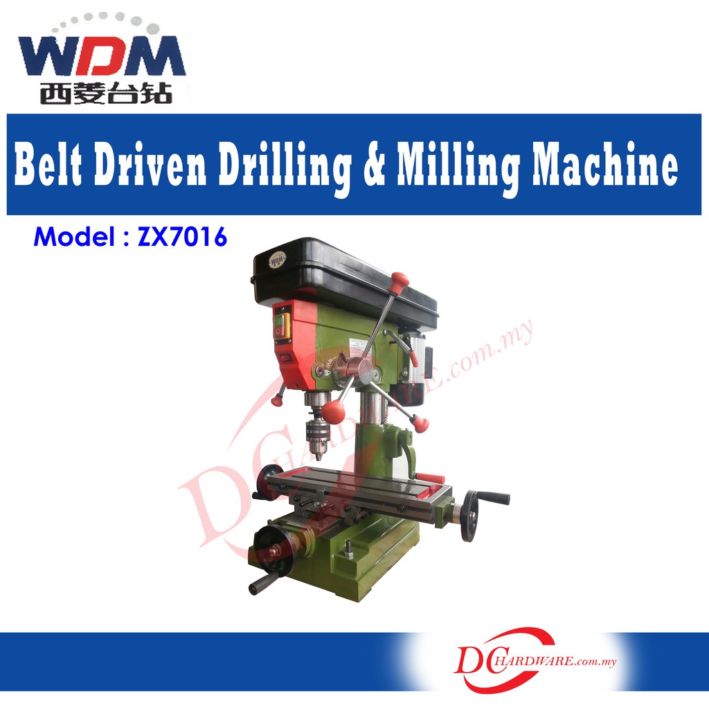 XEST LING ZX-7016 DRILLING & MILLING MACHINE, SINGLE PHASE