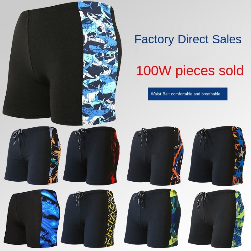 Men's Clothing Swimming Pants Plus Size Men Swimming Trunk Hot Springs ...