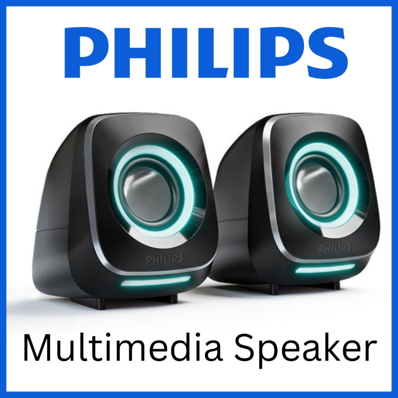 Laptop Desktop Philips Spa75 Portable Speakers Usb Philips Pc