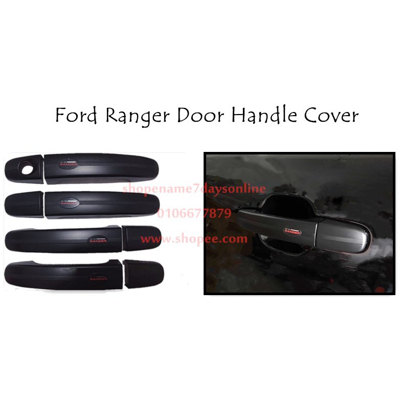 thumbnail image 2 of ECCPP Textured Door Handle Pair – Front Driver & Passenger Side For 2004-2011 Ford Ranger 2 of 6