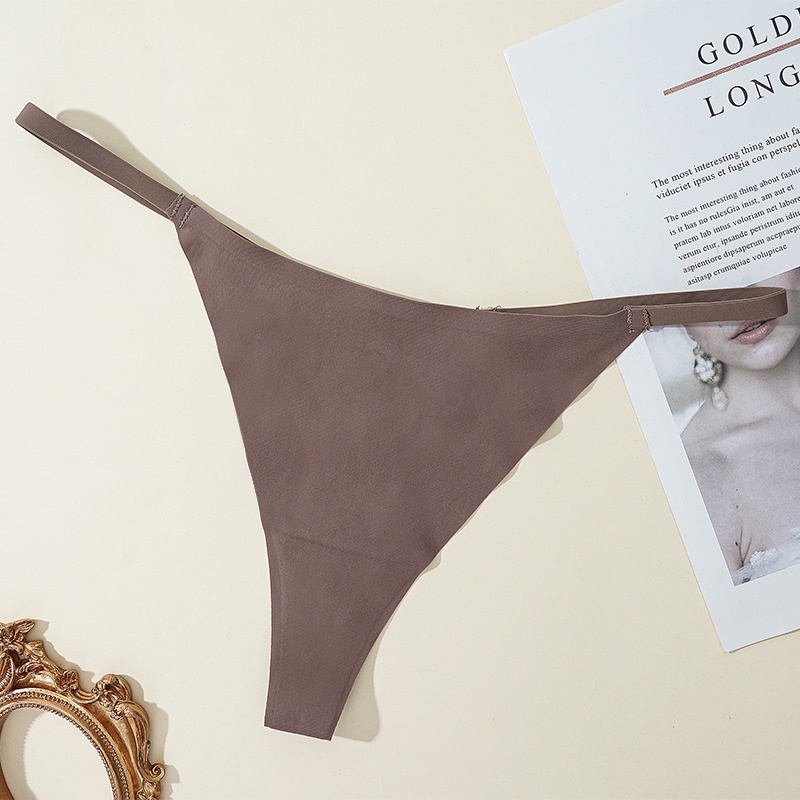 S-XL Women Seamless Thongs Low Waist T-Back Panties Lingerie Bikini Underpants Ladies G-string