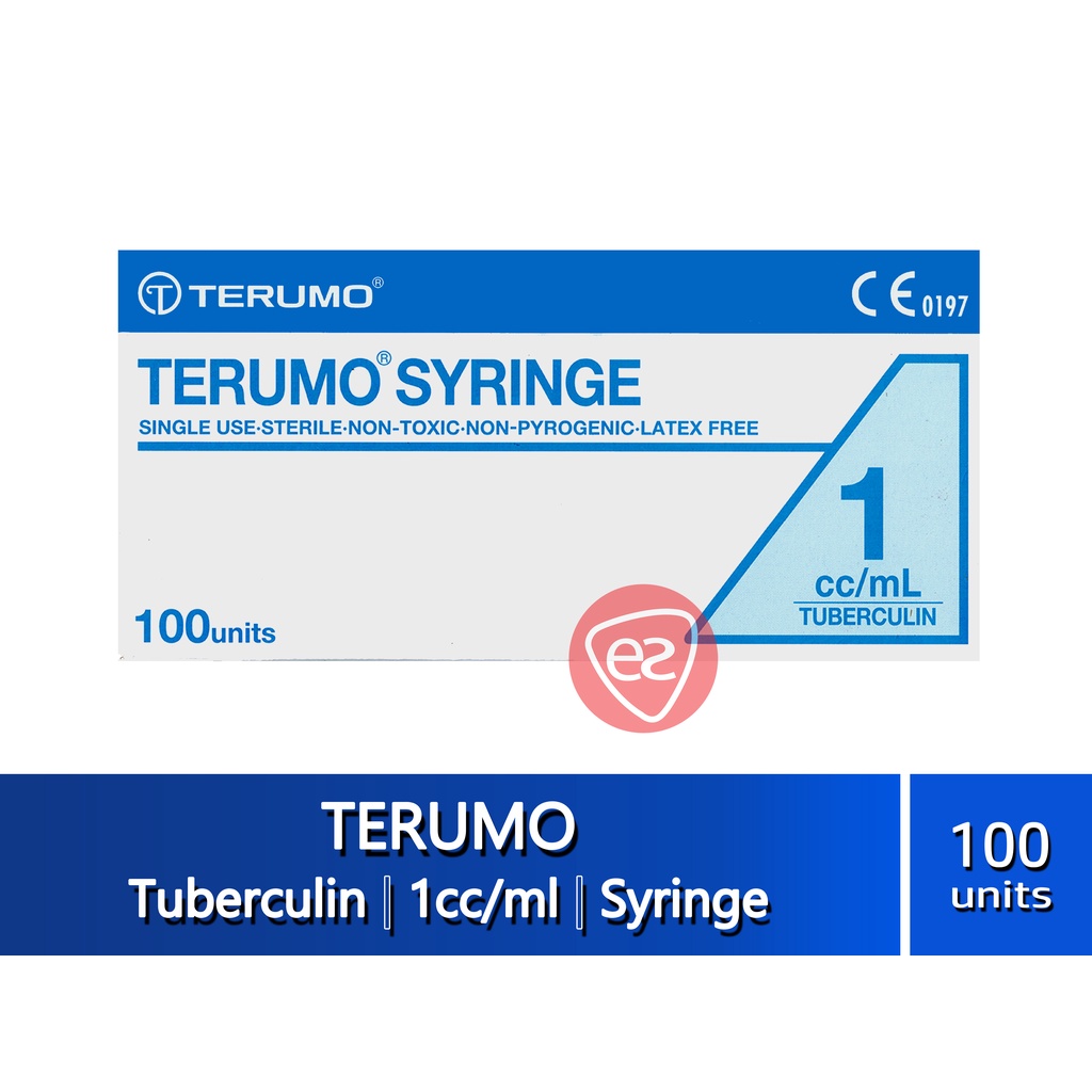 TERUMO SYRINGE 1CC (1ML) TUBERCULIN 100S (CODE SS+01T) | Shopee Malaysia