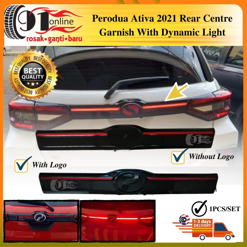 Perodua Ativa 2021 Onwards Rear Centre Garnish With Dynamic Light ...
