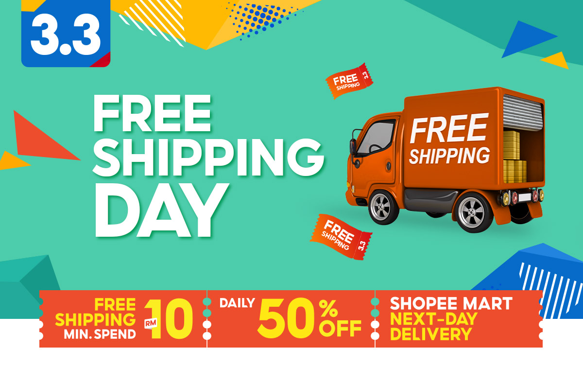 3.3 Supermarket Sale 2021, Free Shipping With Min Spend RM10