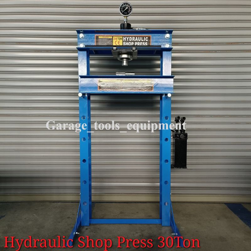 GTE Hydraulic Shop Press 30Ton With C/W Pressure Gauge Press Bearing