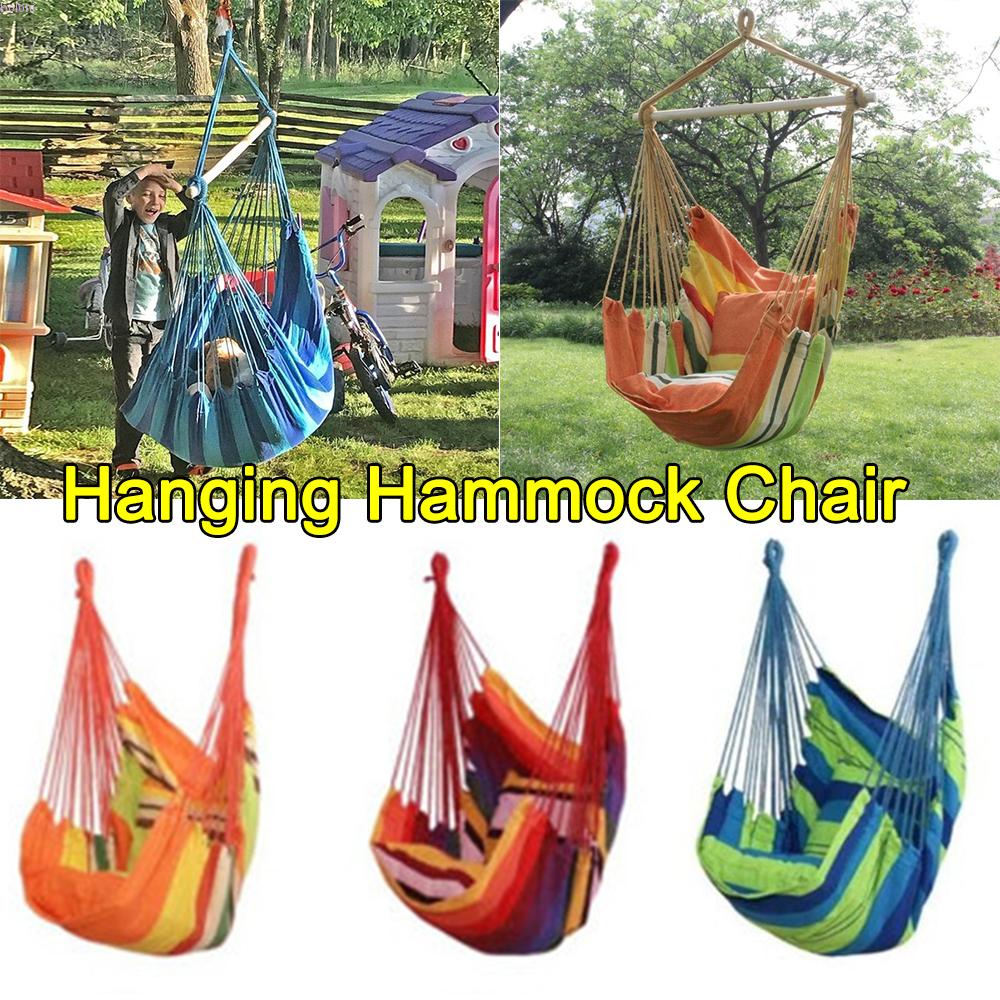 [COD] Hammock Swings Portable Soft Garden Bedroom Home Camping Rope Bed