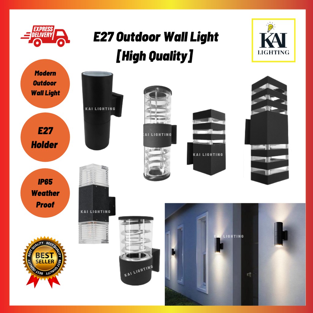 LED E27 Outdoor Wall Light UP DOWN LIGHT / Waterpoof Wall Light Modern ...