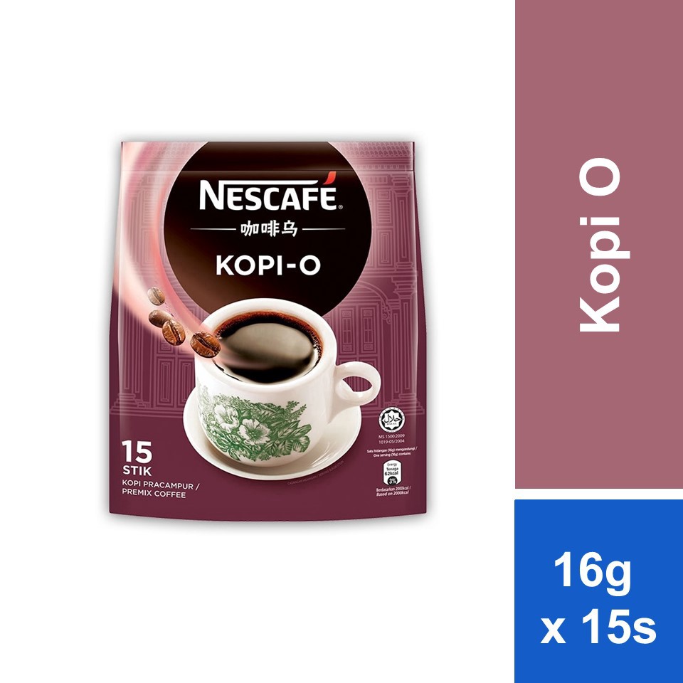 NESCAFE Kopi O (16g x 15s) Shopee Malaysia