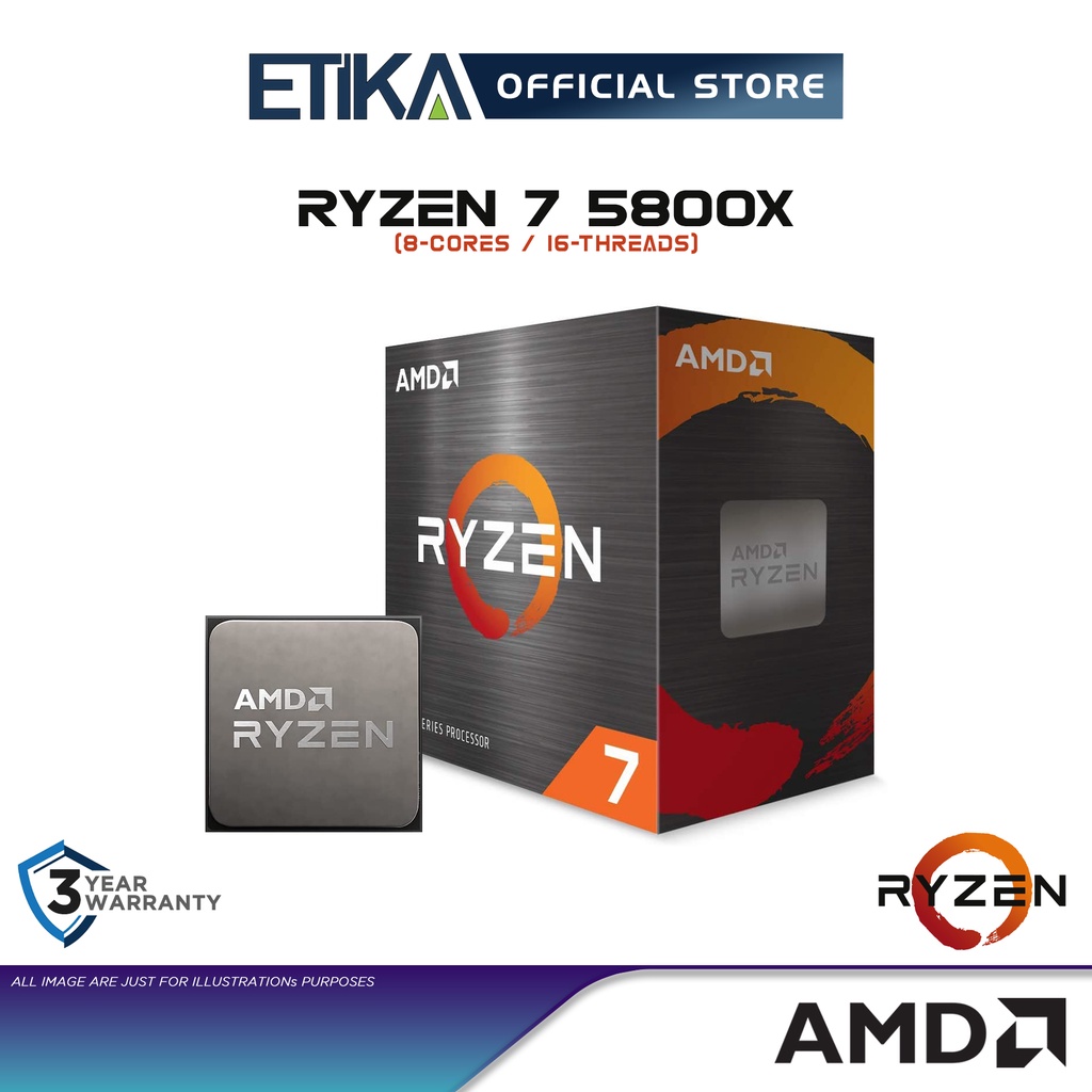AMD Ryzen 7 5800X  8-Cores AM4 Socket Performance Elite Gaming
